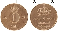 Продать Монеты Швеция 1 эре 1970 Медь