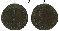 Продать Монеты Австрия 1/4 крейцера 1812 Медь