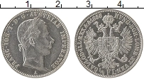 Продать Монеты Австрия 1/4 флорина 1858 Серебро