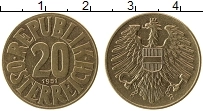 Продать Монеты Австрия 20 грош 1951 Бронза