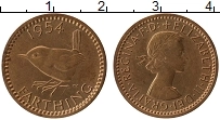 Продать Монеты Великобритания 1 фартинг 1956 Медь