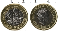 Продать Монеты Великобритания 1 фунт 2016 Биметалл
