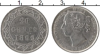 Продать Монеты Ньюфаундленд 20 центов 1900 Серебро