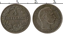 Продать Монеты Дания 4 скиллинга 1867 Серебро
