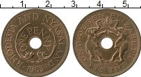 Продать Монеты Родезия 1 пенни 1963 Бронза