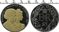 Продать Монеты Гернси 5 фунтов 2012 Серебро