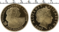 Продать Монеты Олдерни 5 фунтов 2007 