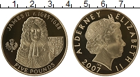Продать Монеты Олдерни 5 фунтов 2007 