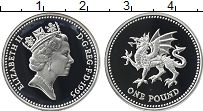 Продать Монеты Великобритания 1 фунт 1995 Серебро