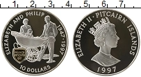 Продать Монеты Острова Питкэрн 10 долларов 1997 Серебро