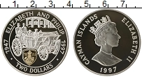 Продать Монеты Каймановы острова 2 доллара 1997 Серебро
