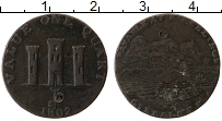 Продать Монеты Гибралтар 1 кварто 1802 Медь