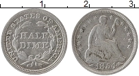 Продать Монеты США 1/2 дайма 1858 Серебро