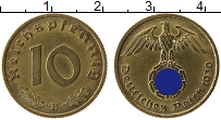 Продать Монеты Третий Рейх 10 пфеннигов 1939 Медь