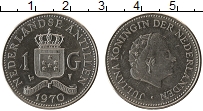Продать Монеты Антильские острова 1 гульден 1970 Серебро