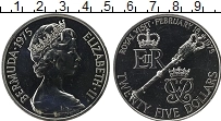 Продать Монеты Бермудские острова 25 долларов 1975 Серебро