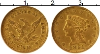 Продать Монеты США 2 1/2 доллара 1851 Золото