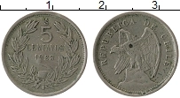 Продать Монеты Чили 5 сентаво 1915 Медно-никель