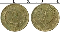 Продать Монеты Чили 2 сентесимо 1969 