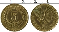 Продать Монеты Чили 5 сентесим 1965 Бронза