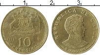 Продать Монеты Чили 10 сентесим 1971 Бронза