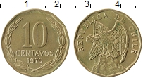 Продать Монеты Чили 10 сентаво 1975 Медно-никель