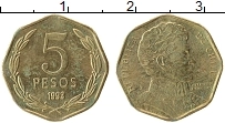 Продать Монеты Чили 5 песо 1993 