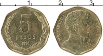 Продать Монеты Чили 5 песо 2013 Медь