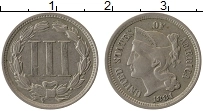 Продать Монеты США 3 цента 1868 Медно-никель