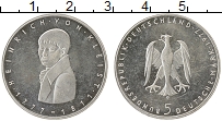Продать Монеты ФРГ 5 марок 1977 Серебро