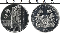 Продать Монеты Сьерра-Леоне 1 доллар 2004 Медно-никель