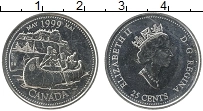 Продать Монеты Канада 25 центов 1999 Медно-никель