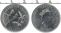 Продать Монеты Канада 25 центов 1992 