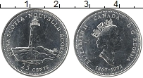 Продать Монеты Канада 25 центов 1992 