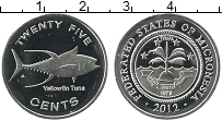 Продать Монеты Микронезия 25 центов 2012 Медно-никель