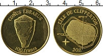 Продать Монеты Остров Клиппертон 100 франков 2011 Латунь
