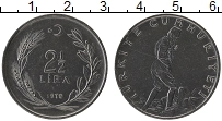 Продать Монеты Турция 2 1/2 лиры 1976 Медно-никель