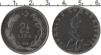 Продать Монеты Турция 2 1/2 лиры 1976 Сталь