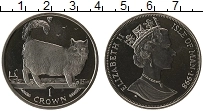 Продать Монеты Остров Мэн 1 крона 1998 Медно-никель