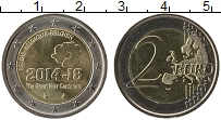 Продать Монеты Бельгия 2 евро 2014 Биметалл