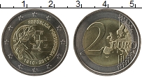 Продать Монеты Португалия 2 евро 2010 Биметалл