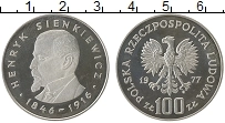Продать Монеты Польша 100 злотых 1977 Серебро