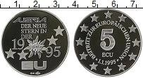 Продать Монеты Австрия 5 экю 1995 Серебро