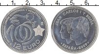 Продать Монеты Испания 12 евро 2009 Серебро