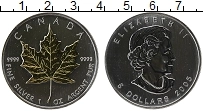 Продать Монеты Канада 5 долларов 2005 Серебро