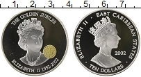 Продать Монеты Карибы 10 долларов 2002 Серебро