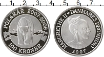 Продать Монеты Дания 100 крон 2007 Серебро