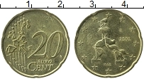 Продать Монеты Италия 20 евроцентов 2002 Латунь