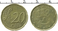 Продать Монеты Финляндия 20 евроцентов 2002 Латунь