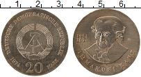 Продать Монеты ГДР 20 марок 1974 Серебро